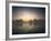 Morning Mist and Sunrise along Wetlands-Hans Strand-Framed Photographic Print