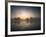 Morning Mist and Sunrise along Wetlands-Hans Strand-Framed Photographic Print