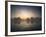 Morning Mist and Sunrise along Wetlands-Hans Strand-Framed Photographic Print