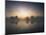 Morning Mist and Sunrise along Wetlands-Hans Strand-Mounted Photographic Print