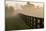 Morning Mist & Fence, Kentucky 08-Monte Nagler-Mounted Photographic Print