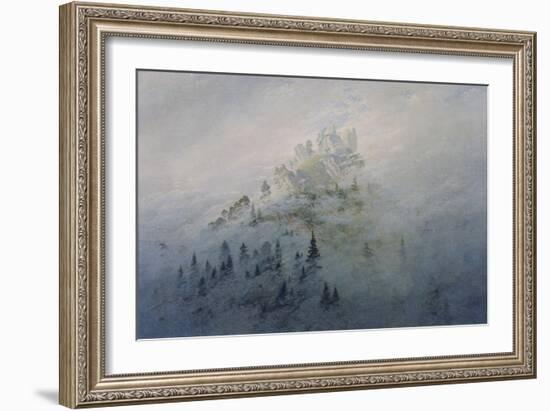 Morning Mist in Mountains,1808-Caspar David Friedrich-Framed Premium Giclee Print