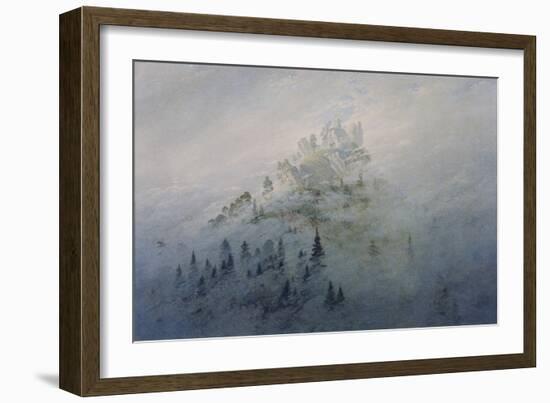 Morning Mist in Mountains,1808-Caspar David Friedrich-Framed Premium Giclee Print