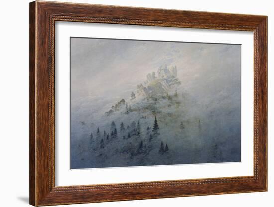 Morning Mist in Mountains,1808-Caspar David Friedrich-Framed Premium Giclee Print