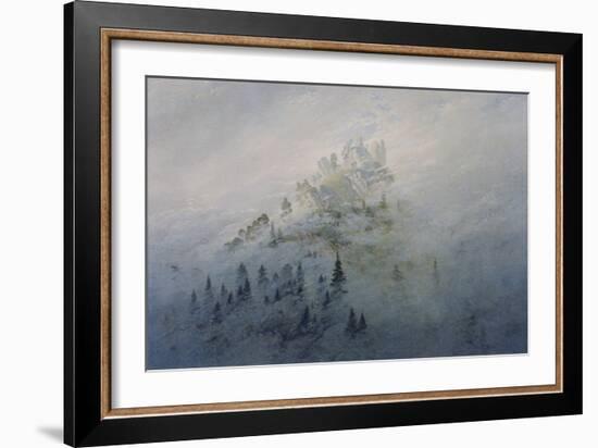 Morning Mist in Mountains,1808-Caspar David Friedrich-Framed Premium Giclee Print