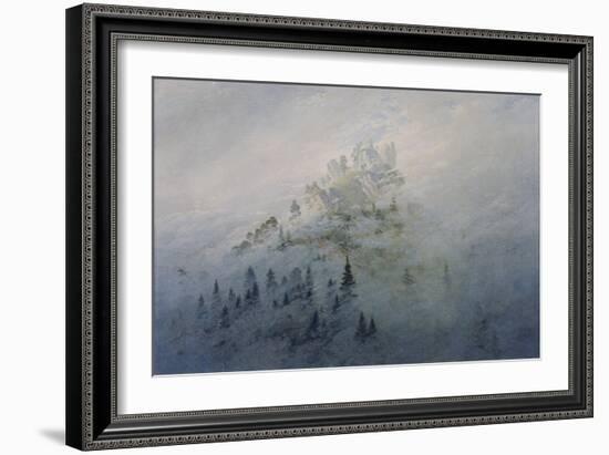 Morning Mist in Mountains,1808-Caspar David Friedrich-Framed Premium Giclee Print