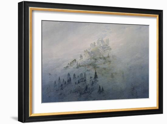 Morning Mist in Mountains,1808-Caspar David Friedrich-Framed Premium Giclee Print