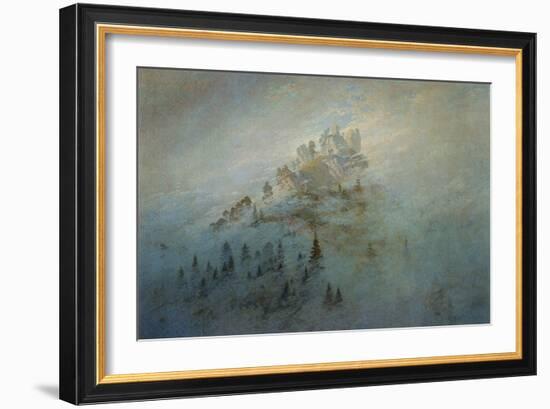 Morning Mist in the Mountains, 1808-Caspar David Friedrich-Framed Giclee Print