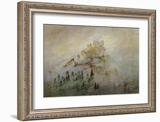 Morning Mist in the Mountains-Caspar David Friedrich-Framed Giclee Print