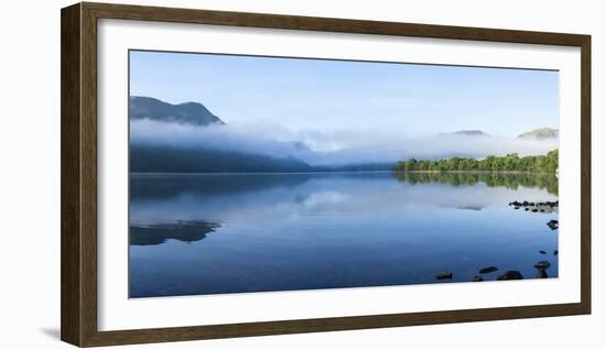 Morning Mist, Lake Ullswater, Lake District National Park, Cumbria, England, United Kingdom, Europe-James Emmerson-Framed Photographic Print