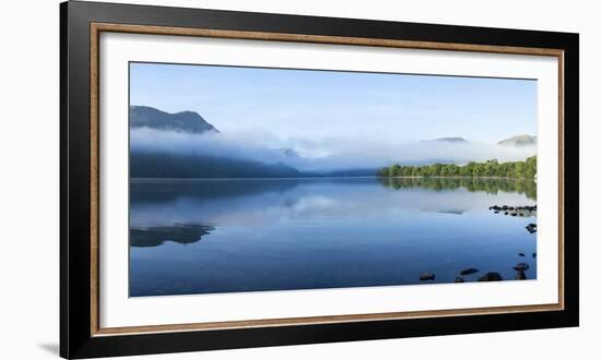 Morning Mist, Lake Ullswater, Lake District National Park, Cumbria, England, United Kingdom, Europe-James Emmerson-Framed Photographic Print