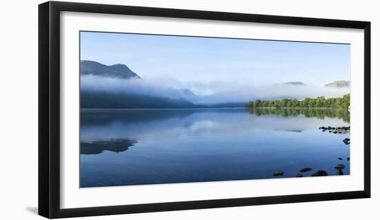 Morning Mist, Lake Ullswater, Lake District National Park, Cumbria, England, United Kingdom, Europe-James Emmerson-Framed Photographic Print