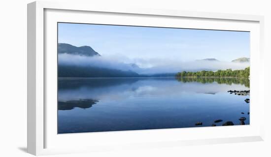 Morning Mist, Lake Ullswater, Lake District National Park, Cumbria, England, United Kingdom, Europe-James Emmerson-Framed Photographic Print