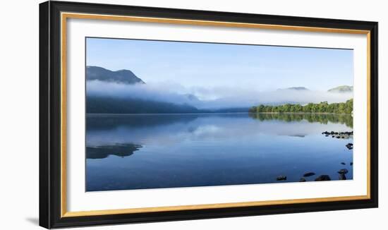 Morning Mist, Lake Ullswater, Lake District National Park, Cumbria, England, United Kingdom, Europe-James Emmerson-Framed Photographic Print