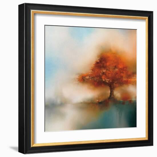 Morning Mist & Maple I-J^P^ Prior-Framed Giclee Print