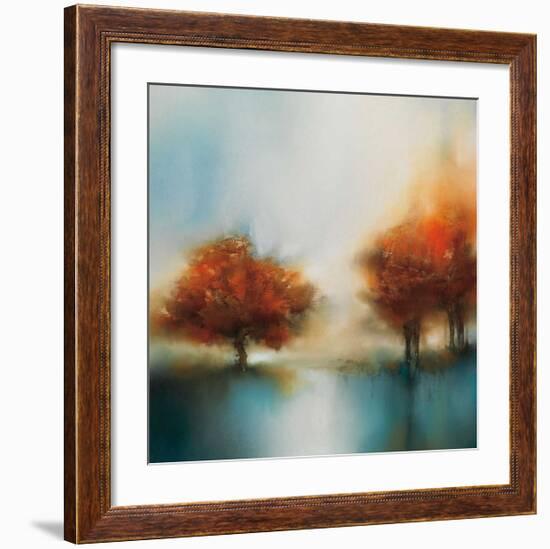 Morning Mist & Maple II-J^P^ Prior-Framed Giclee Print