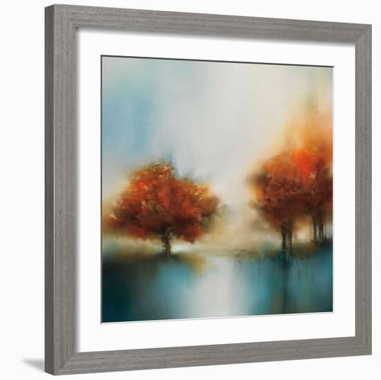 Morning Mist & Maple II-J^P^ Prior-Framed Giclee Print