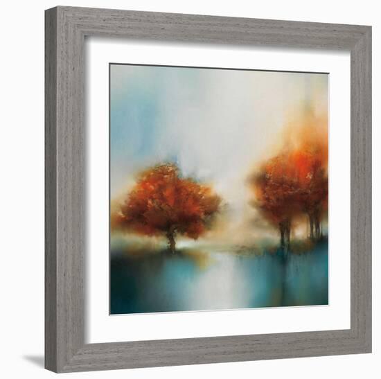 Morning Mist & Maple II-J^P^ Prior-Framed Giclee Print