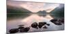 Morning Mist on Jordan Pond, Acadia National Park, Maine, USA-null-Mounted Photographic Print