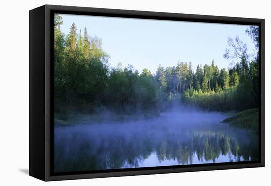 Morning Mist over River Negustyah-Andrey Zvoznikov-Framed Premier Image Canvas