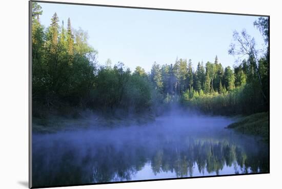 Morning Mist over River Negustyah-Andrey Zvoznikov-Mounted Photographic Print