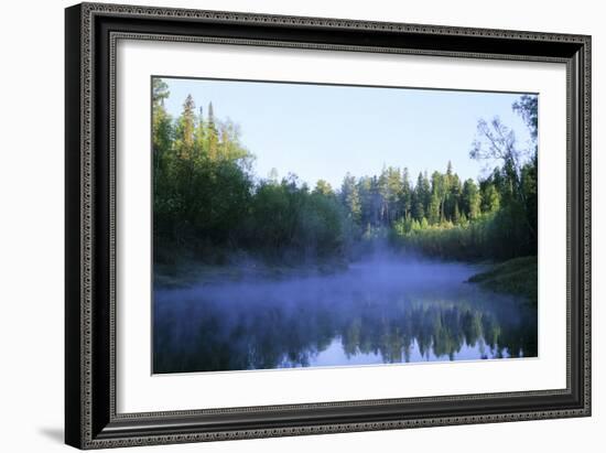 Morning Mist over River Negustyah-Andrey Zvoznikov-Framed Photographic Print