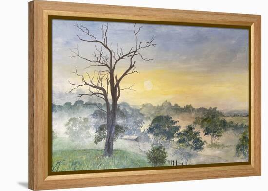 Morning Mist Rising, 2022 (Acrylic on Canvas)-Margaret Coxall-Framed Premier Image Canvas