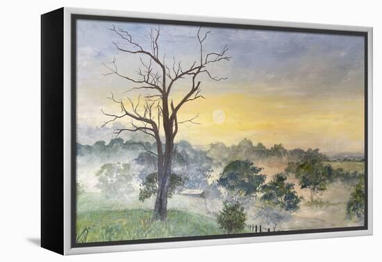 Morning Mist Rising, 2022 (Acrylic on Canvas)-Margaret Coxall-Framed Premier Image Canvas