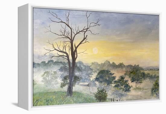 Morning Mist Rising, 2022 (Acrylic on Canvas)-Margaret Coxall-Framed Premier Image Canvas