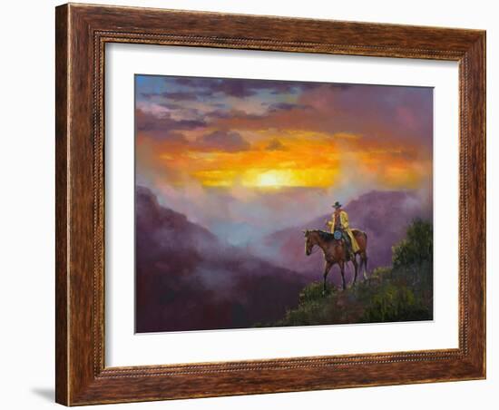 Morning Mist-Jack Sorenson-Framed Art Print