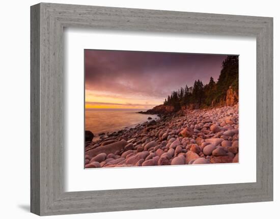 Morning, Monument Cove-Michael Hudson-Framed Art Print