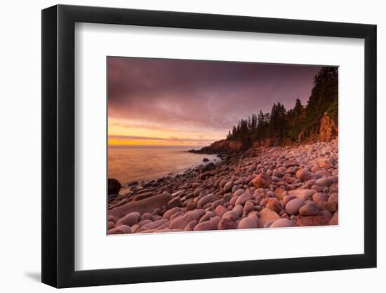 Morning, Monument Cove-Michael Hudson-Framed Art Print