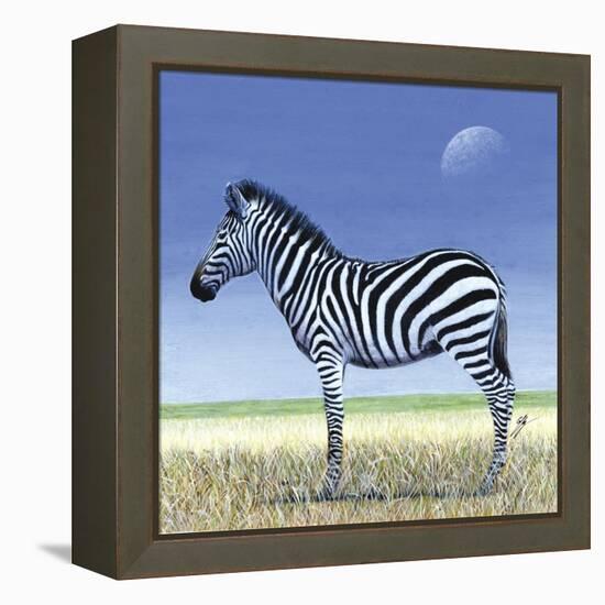 Morning Moon-Durwood Coffey-Framed Premier Image Canvas