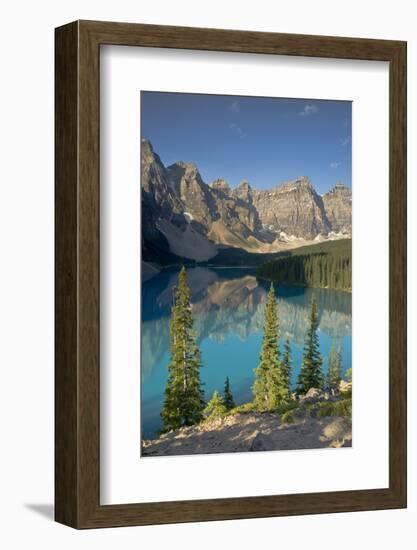 Morning, Moraine Lake, Banff National Park, Alberta, Canada-Michel Hersen-Framed Photographic Print