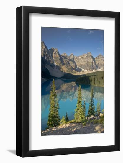 Morning, Moraine Lake, Banff National Park, Alberta, Canada-Michel Hersen-Framed Photographic Print