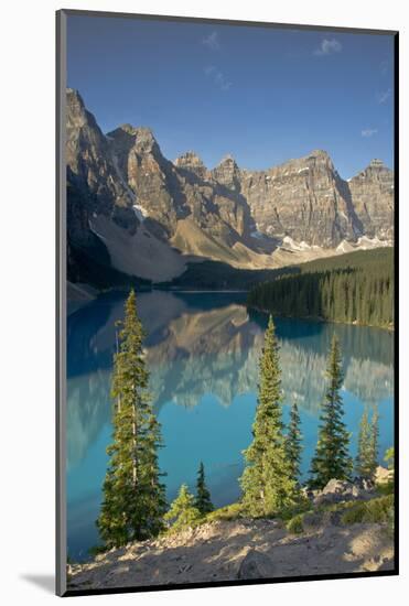 Morning, Moraine Lake, Banff National Park, Alberta, Canada-Michel Hersen-Mounted Photographic Print