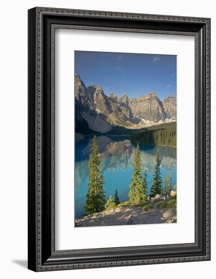 Morning, Moraine Lake, Banff National Park, Alberta, Canada-Michel Hersen-Framed Photographic Print