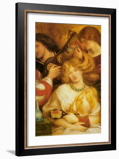 Morning Music-Dante Gabriel Rossetti-Framed Art Print