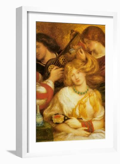 Morning Music-Dante Gabriel Rossetti-Framed Art Print