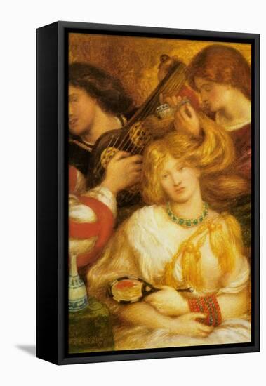 Morning Music-Dante Gabriel Rossetti-Framed Stretched Canvas