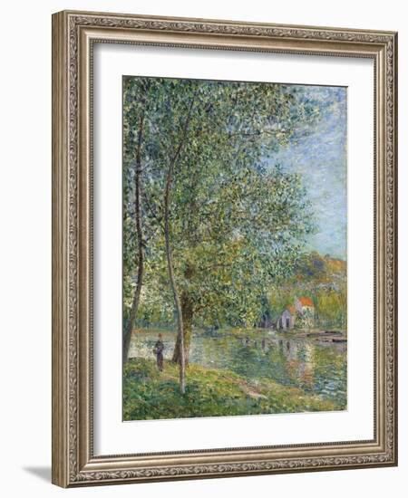 Morning Near the Loing; Matin Pres Du Loing, 1879-Alfred Sisley-Framed Giclee Print