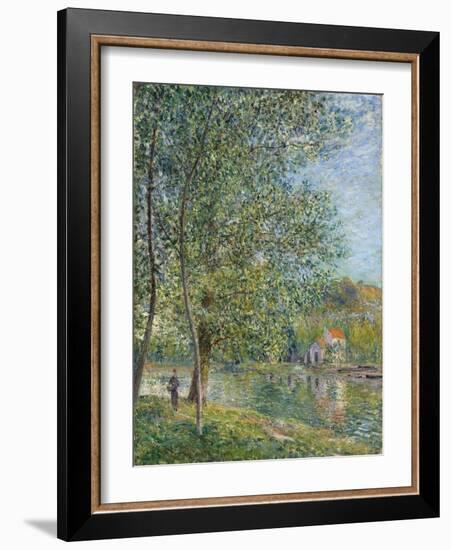 Morning Near the Loing; Matin Pres Du Loing, 1879-Alfred Sisley-Framed Giclee Print