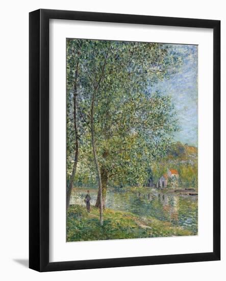 Morning Near the Loing; Matin Pres Du Loing, 1879-Alfred Sisley-Framed Giclee Print