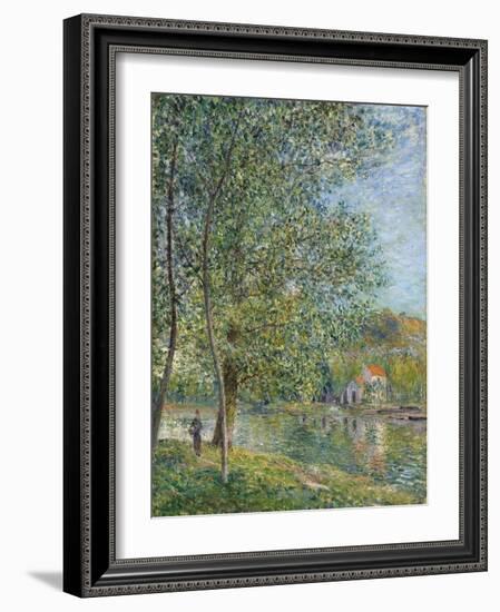 Morning Near the Loing; Matin Pres Du Loing, 1879-Alfred Sisley-Framed Giclee Print