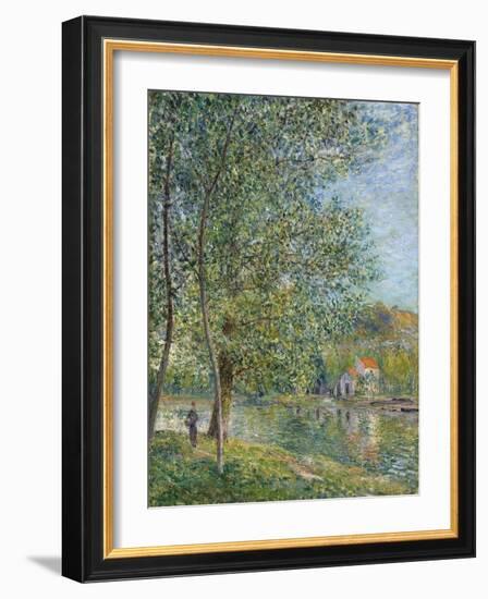 Morning Near the Loing; Matin Pres Du Loing, 1879-Alfred Sisley-Framed Giclee Print