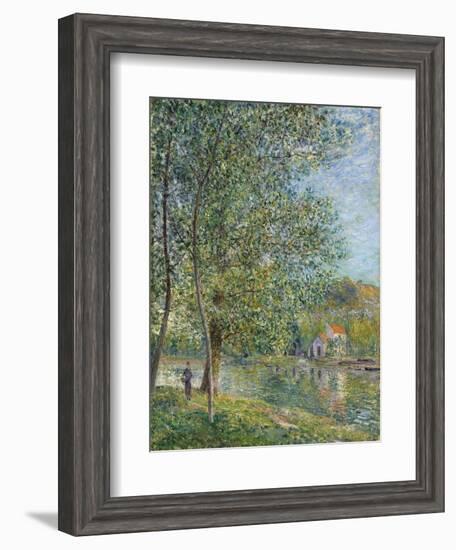 Morning Near the Loing; Matin Pres Du Loing, 1879-Alfred Sisley-Framed Giclee Print