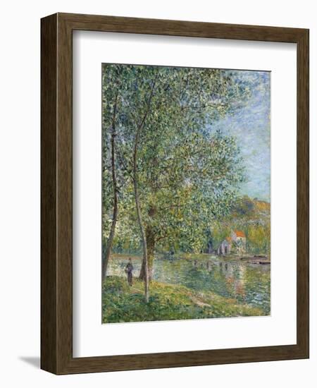 Morning Near the Loing; Matin Pres Du Loing, 1879-Alfred Sisley-Framed Giclee Print