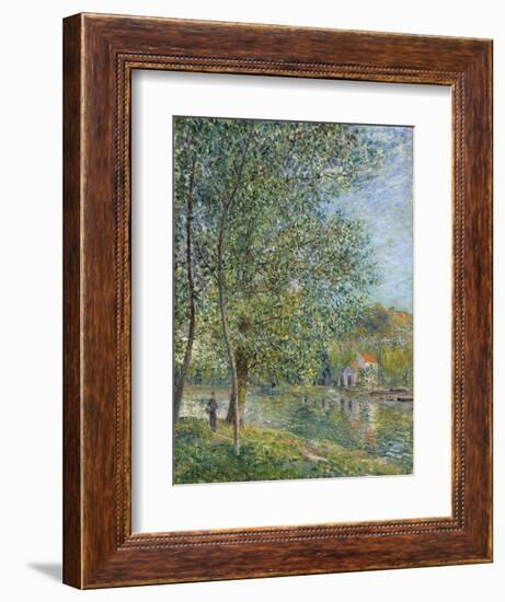 Morning Near the Loing; Matin Pres Du Loing, 1879-Alfred Sisley-Framed Giclee Print