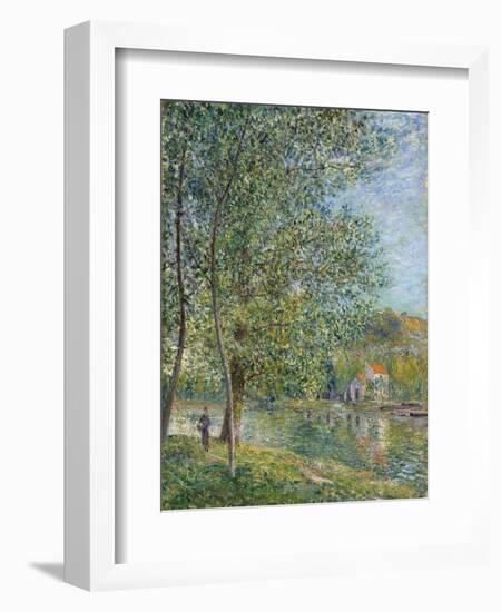 Morning Near the Loing; Matin Pres Du Loing, 1879-Alfred Sisley-Framed Giclee Print