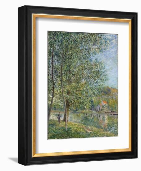 Morning Near the Loing; Matin Pres Du Loing, 1879-Alfred Sisley-Framed Giclee Print